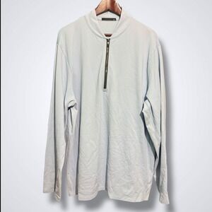 Greyson Jacket Men's 2XL Blue Grey 1/4 zip Pull over Golf Performance Tennis